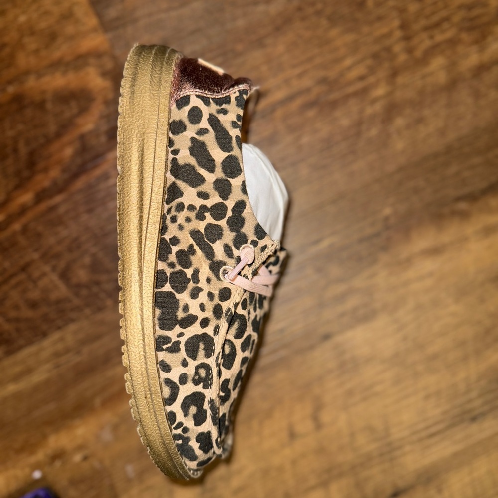 Leopard Print Hey Dude Shoes
